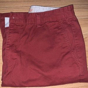 DOCKERS RED SHORTS